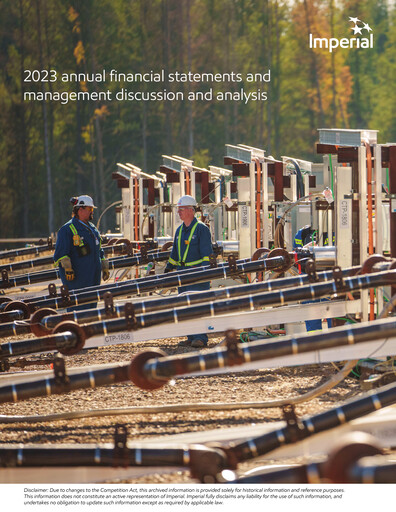 Thumbnail Imperial Oil
 Financial Statement 2023