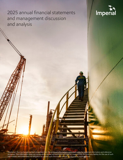 Thumbnail Imperial Oil
 Financial Statement 2025