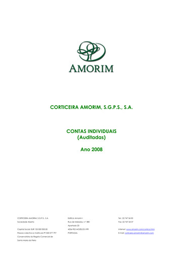 Thumbnail Corticeira Amorim Financial Statement 2008