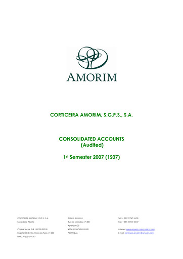 Thumbnail Corticeira Amorim Half-year Report 2007-h1