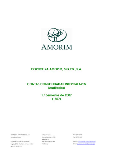 Thumbnail Corticeira Amorim Half-year Report 2007-h1
