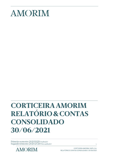 Thumbnail Corticeira Amorim Half-year Report 2021-h1