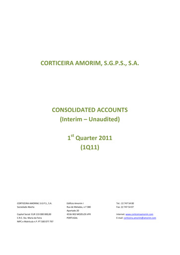Thumbnail Corticeira Amorim Quarterly Report 2011-q1