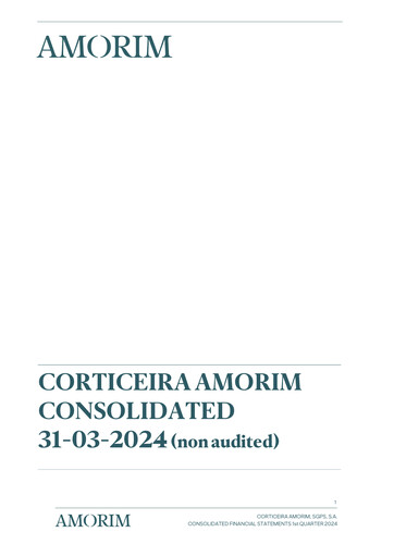 Thumbnail Corticeira Amorim Quarterly Report 2024-q1