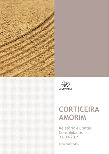 Miniature Corticeira Amorim Rapport trimestriel 2019-q1