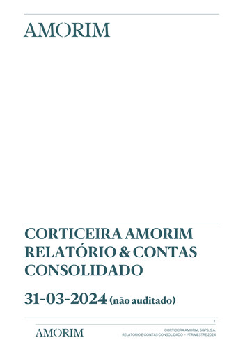 Miniature Corticeira Amorim Rapport trimestriel 2024-q1