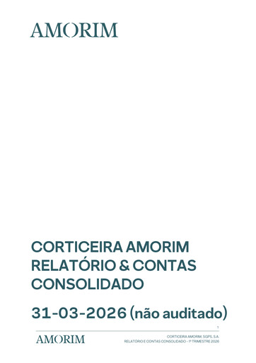 Thumbnail Corticeira Amorim Quarterly Report 2026-q1