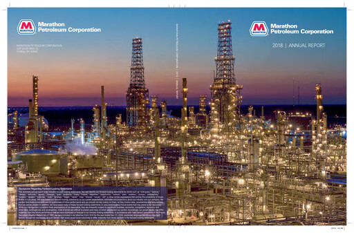 Thumbnail Marathon Petroleum Annual Report 2018