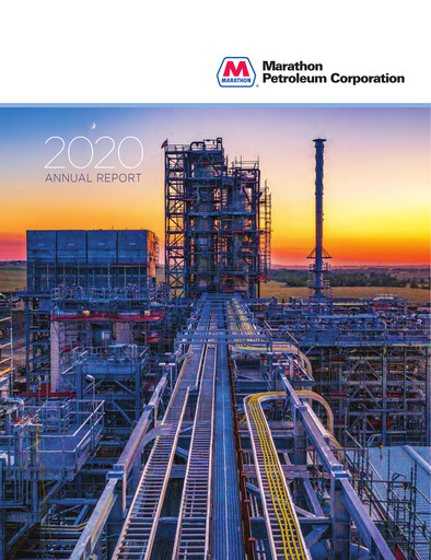Thumbnail Marathon Petroleum Annual Report 2020