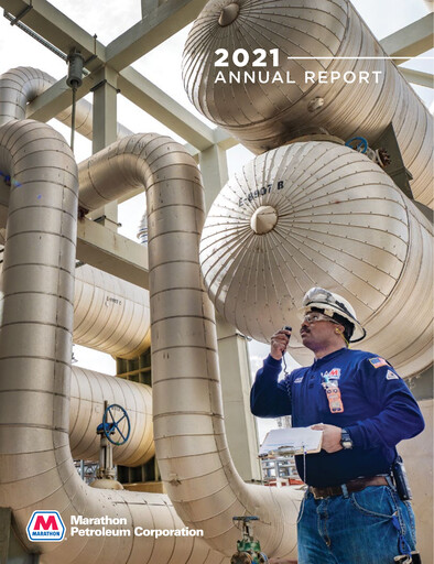 Thumbnail Marathon Petroleum Annual Report 2021