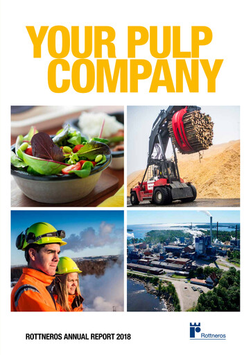 Miniature Rottneros Rapport annuel 2018