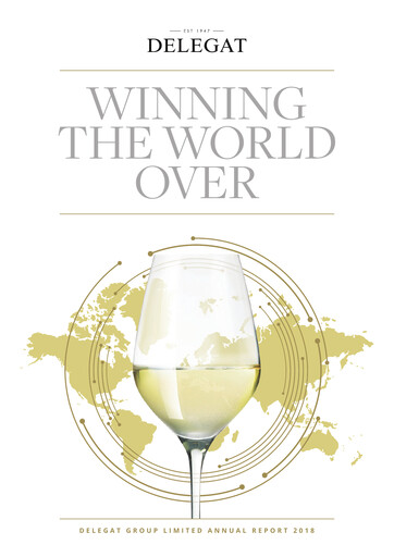 Thumbnail Delegat Annual Report 2018