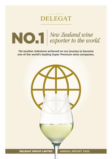 Thumbnail Delegat Annual Report 2020