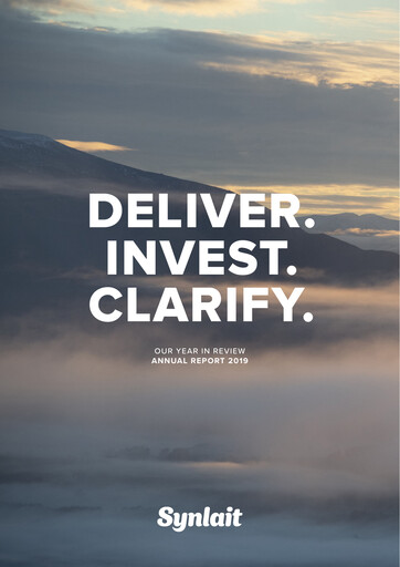 Miniature Synlait Milk Rapport annuel 2019