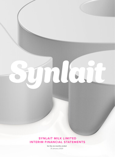 Thumbnail Synlait Milk Half-year Report 2020-h1