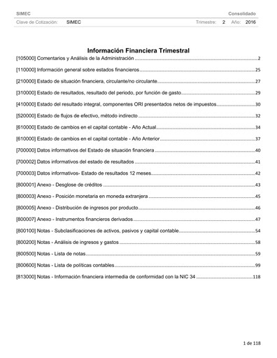 Thumbnail Grupo Simec Quarterly Report 2016-q2
