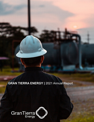 Miniature Gran Tierra Energy Rapport annuel 2021