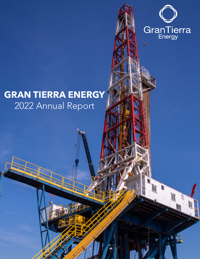 Miniature Gran Tierra Energy Rapport annuel 2022