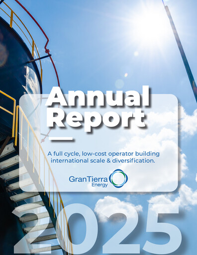 Thumbnail Gran Tierra Energy Annual Report 2025