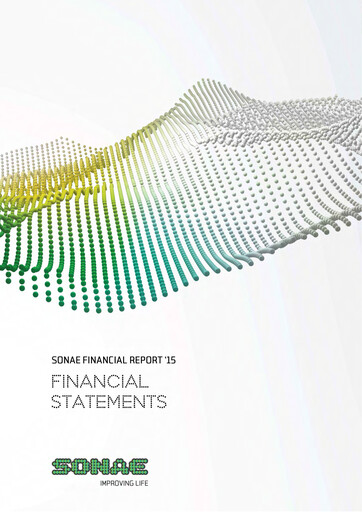 Miniature Sonae Bilan financier 2015