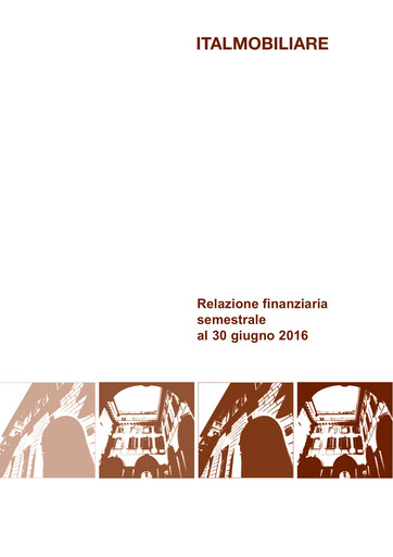 Miniature Italmobiliare Rapport semestriel 2016-h1