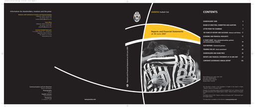 Thumbnail Juventus Turin
 Annual Report 2006-2007