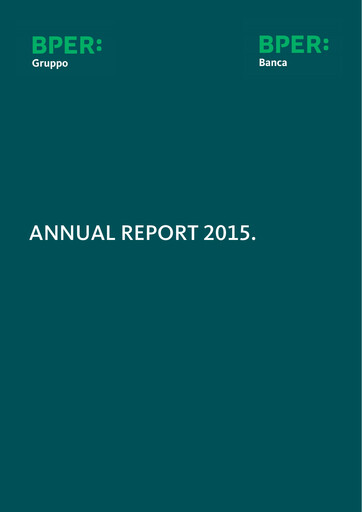 Thumbnail BPER Banca Annual Report 2015