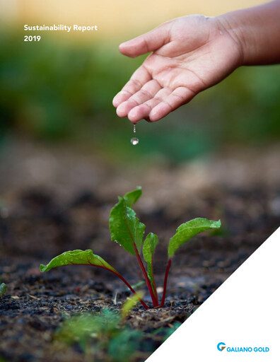 Thumbnail Galiano Gold Sustainability Report 2019