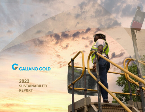 Thumbnail Galiano Gold Sustainability Report 2022
