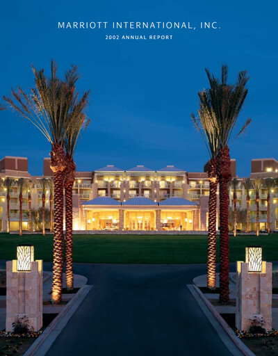 Thumbnail Marriott International Annual Report 2002