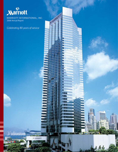 Thumbnail Marriott International Annual Report 2006