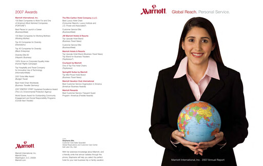 Thumbnail Marriott International Annual Report 2007