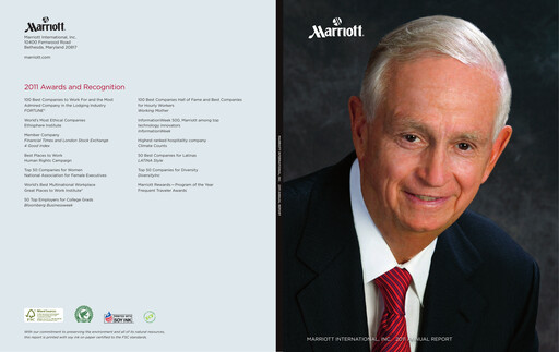 Thumbnail Marriott International Annual Report 2011