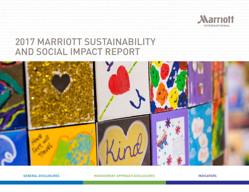 Vorschaubild Marriott International Nachhaltigkeitsbericht 2016