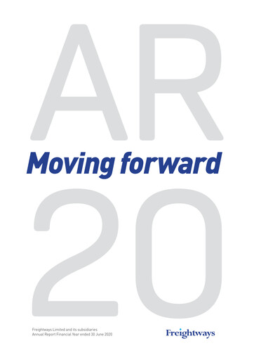 Thumbnail Freightways Annual Report 2020