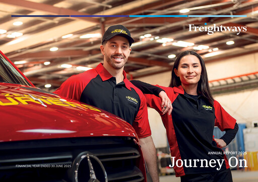 Thumbnail Freightways Annual Report 2025