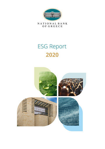 Vorschaubild National Bank of Greece ESG-Bericht 2020