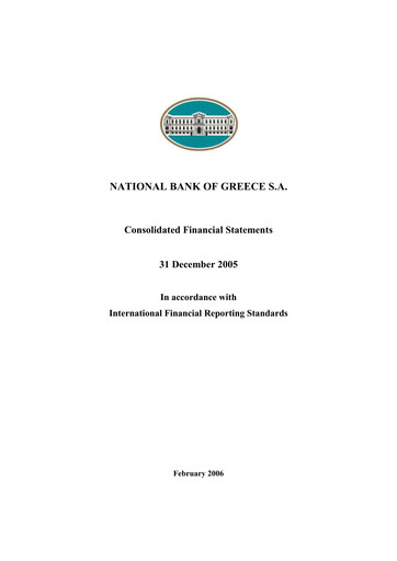 Thumbnail National Bank of Greece Financial Statement 2005