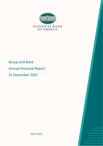Thumbnail National Bank of Greece Financial Statement 2021