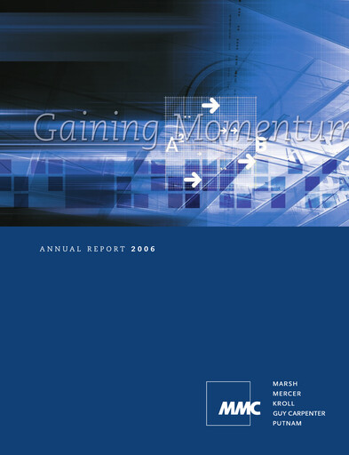 Thumbnail Marsh & McLennan Companies Annual Report 2006