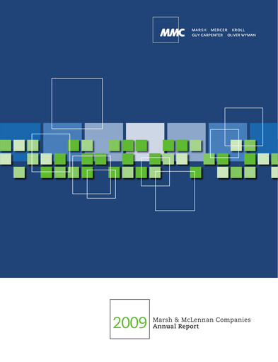 Thumbnail Marsh & McLennan Companies Annual Report 2009