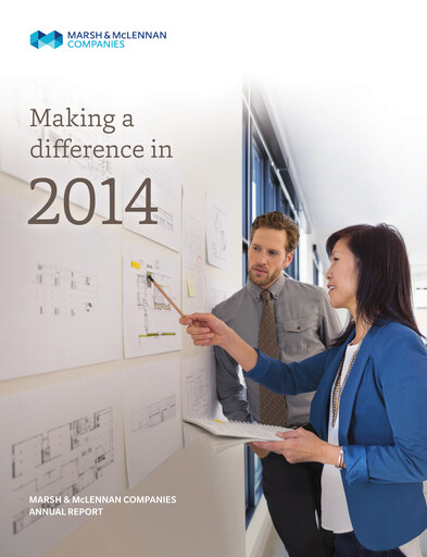 Thumbnail Marsh & McLennan Companies Annual Report 2014