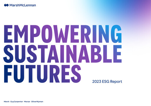Thumbnail Marsh & McLennan Companies ESG Report 2023