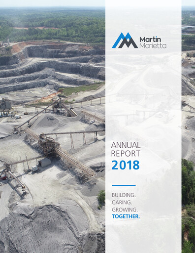 Thumbnail Martin Marietta Materials Annual Report 2018