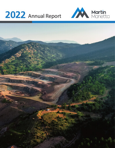Thumbnail Martin Marietta Materials Annual Report 2022