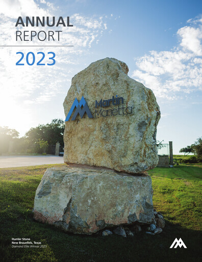 Thumbnail Martin Marietta Materials Annual Report 2023