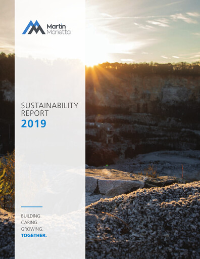 Vorschaubild Martin Marietta Materials Nachhaltigkeitsbericht 2019