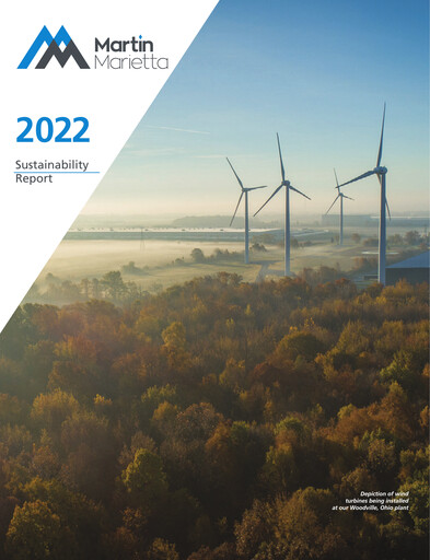Thumbnail Martin Marietta Materials Sustainability Report 2022