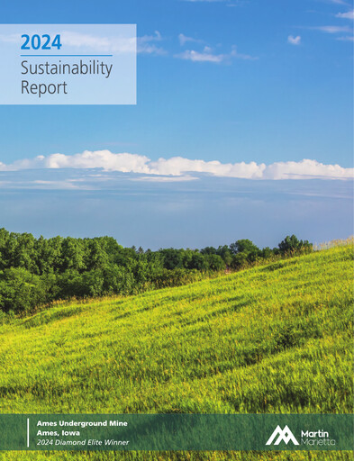 Thumbnail Martin Marietta Materials Sustainability Report 2024