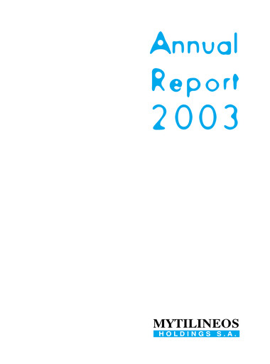 Thumbnail Metlen Energy & Metals Annual Report 2003